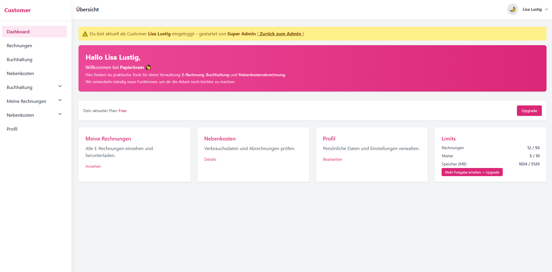 Nebenkosten-Modul – Abrechnungen digital & einfach erstellen